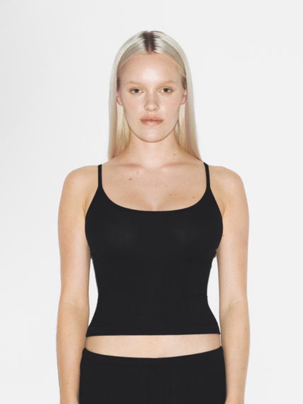 Nwt Skims Soft Lounge Sleep Cami Onyx 2x